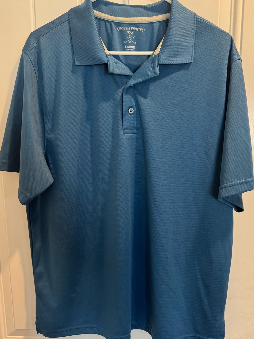 & Other Stories Men's Teal-Blue Polo Shirt